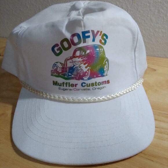 DS Vintage Goofy's Muffler Customs Snap Back Hat - Picture 1 of 6